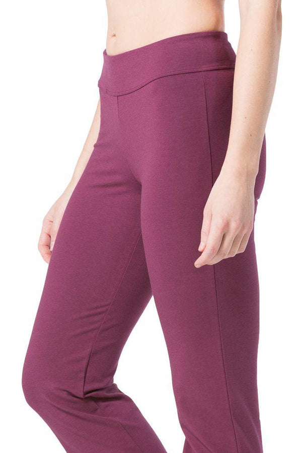 Women's EcoFabric™ Boot Leg Yoga Pant with Back Pockets Womens>Activewear>Yoga Pants Fishers Finery 