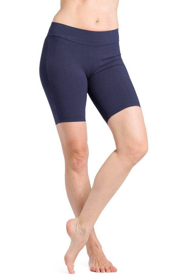 Women's EcoFabric™ 7" Mid-Thigh Yoga Workout Short Womens>Casual>Leggings Fishers Finery 