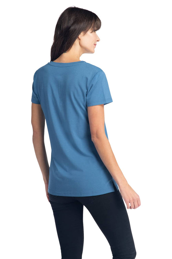Women's Classic Fit EcoFabric™ V-Neck Tee Womens>Casual>Top Fishers Finery 