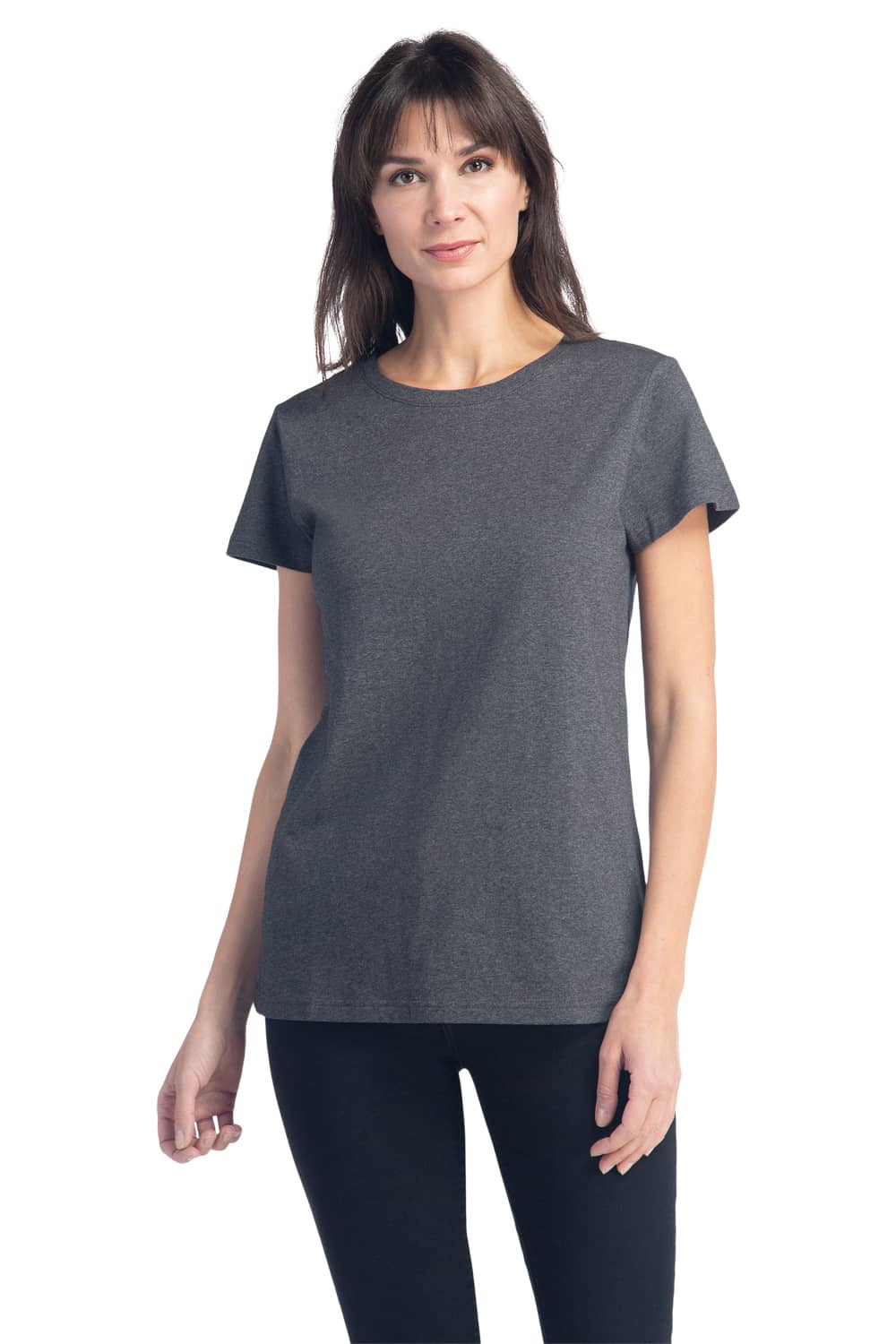 Women's Classic Fit EcoFabric™ Crew Neck Tee Womens>Casual>Top Fishers Finery Heather Gray X-Small 