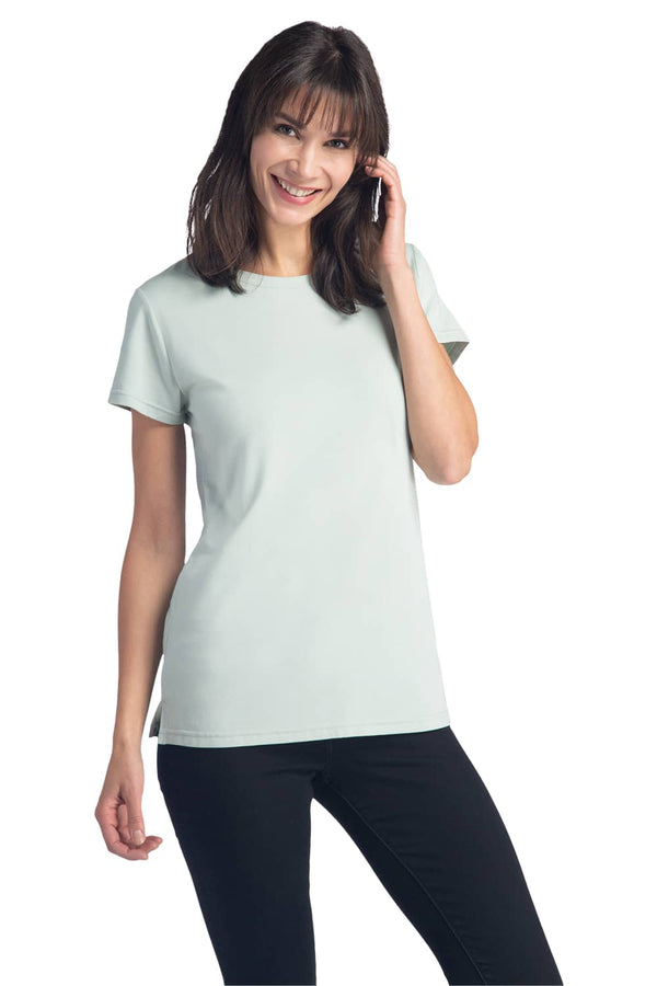 Women's Classic Fit EcoFabric™ Crew Neck Tee Womens>Casual>Top Fishers Finery Sea Glass X-Small 