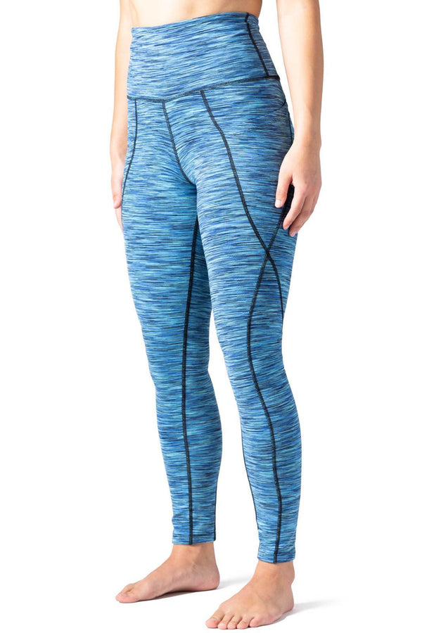 Women's EcoFabric™ Super High-Rise Active Legging Tight Womens>Activewear>Yoga Pants Fishers Finery Blue Space Dye X-Small 
