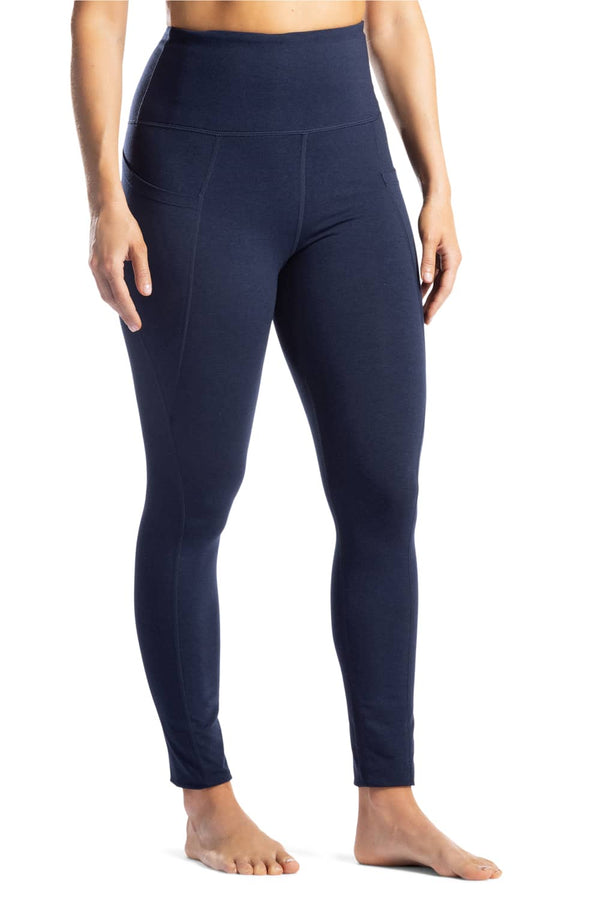 Women's EcoFabric™ Super High-Rise Active Legging Tight Womens>Activewear>Yoga Pants Fishers Finery Navy X-Small 