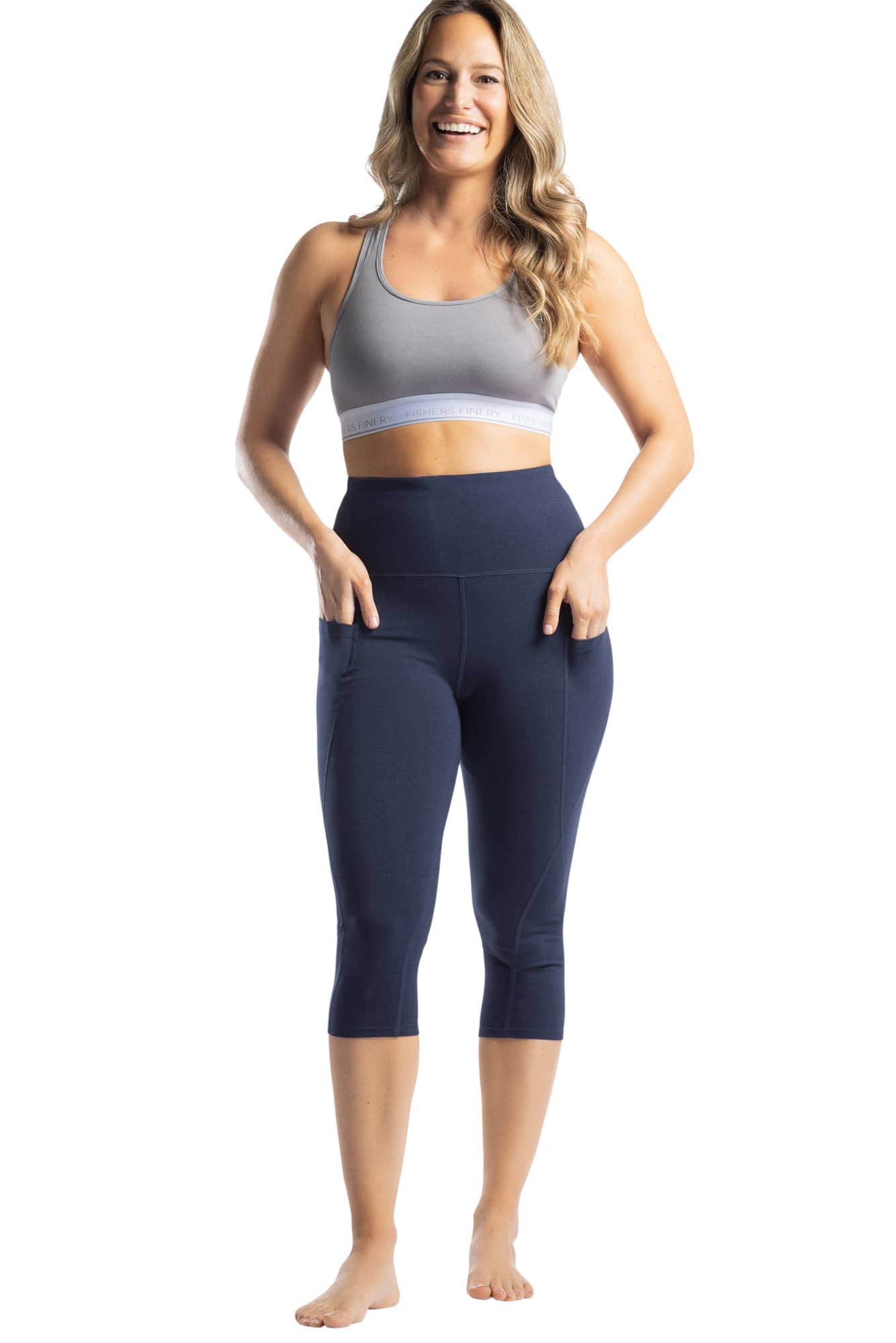 Women's EcoFabric™ Super High-Rise Active 18" Capri Womens>Activewear>Yoga Pants Fishers Finery 