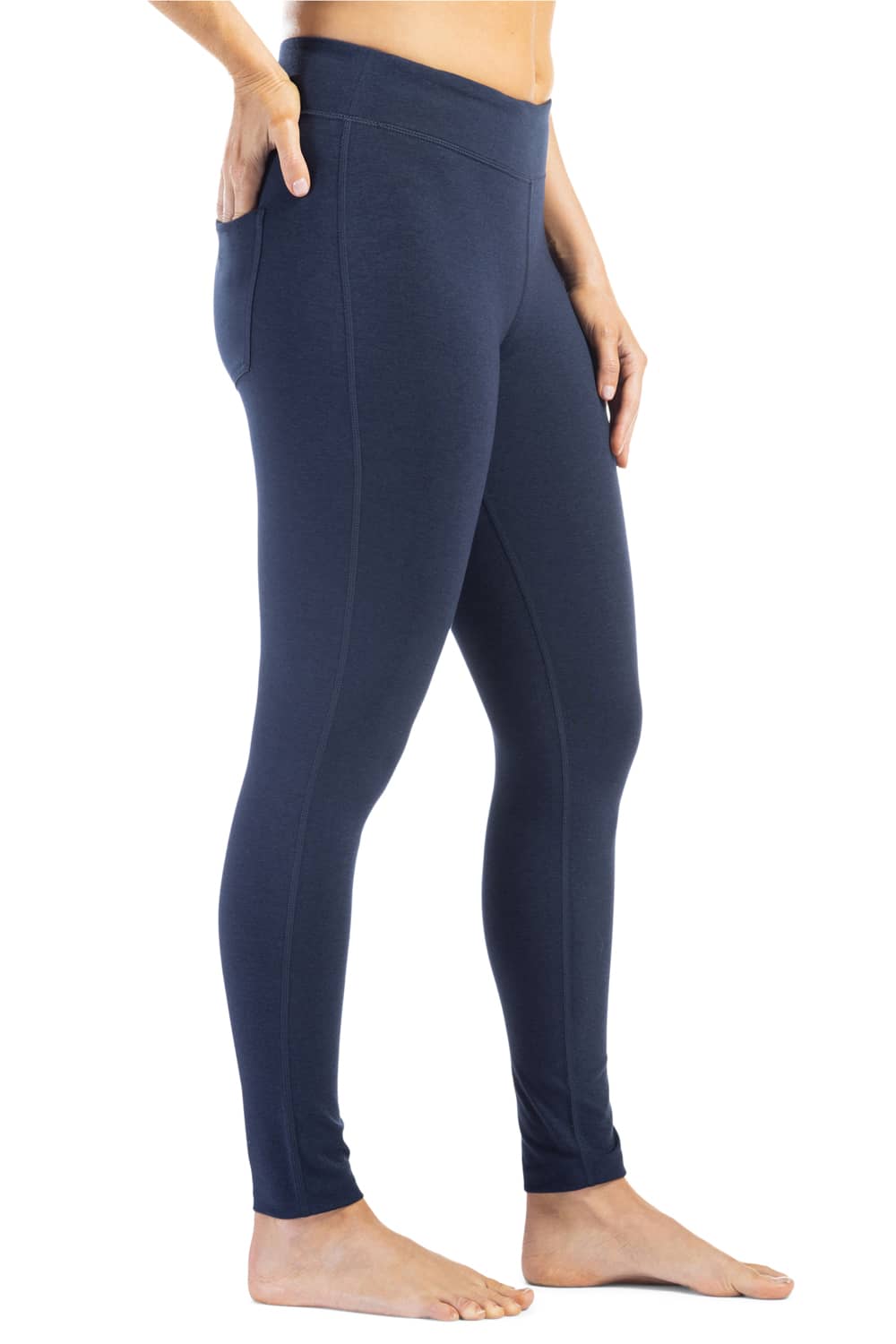 Women's EcoFabric™ Yoga Legging Tight with Back Pockets Womens>Activewear>Yoga Pants Fishers Finery 