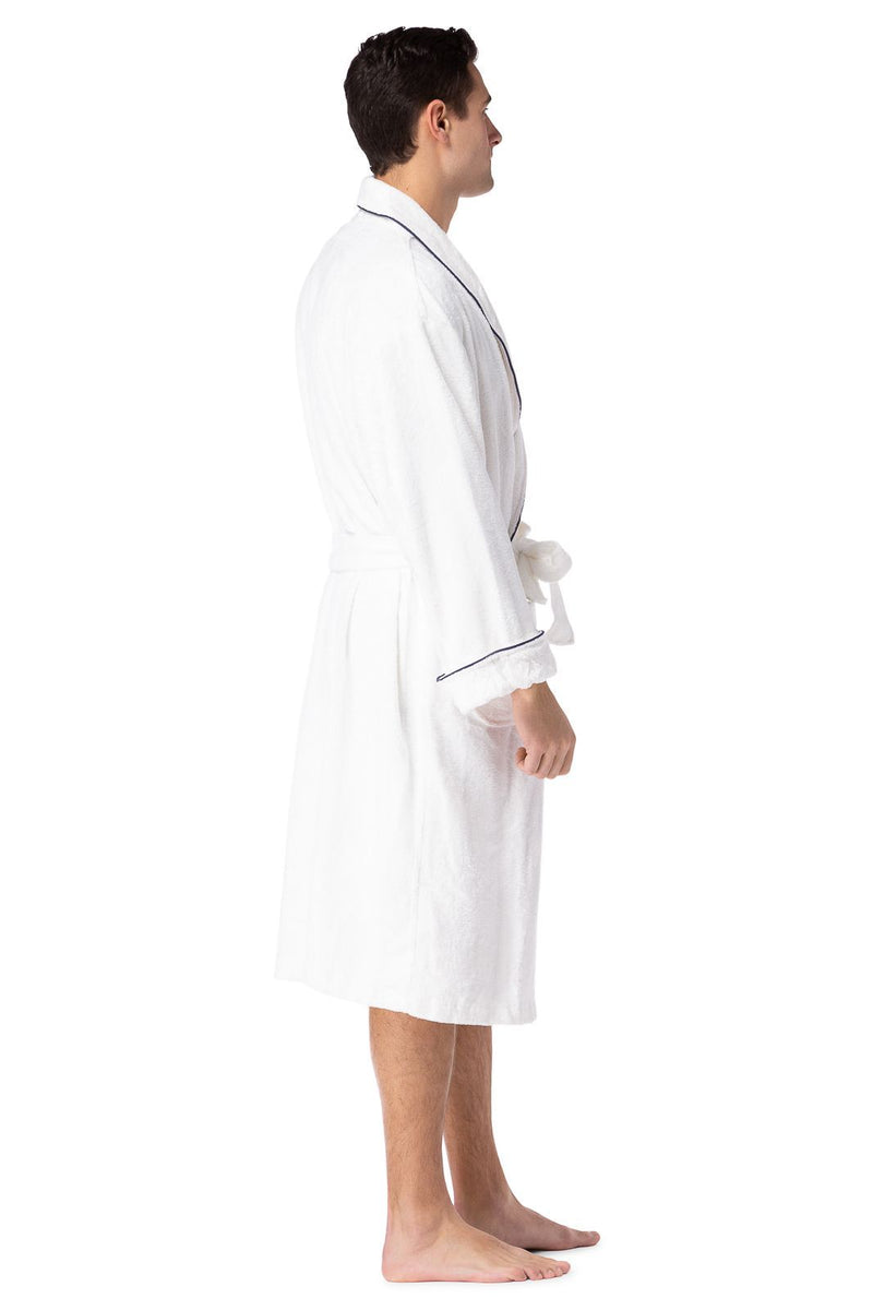 Mens Robes | Mens Luxury Turkish Terry Cloth Spa Robe | Fishers Finery