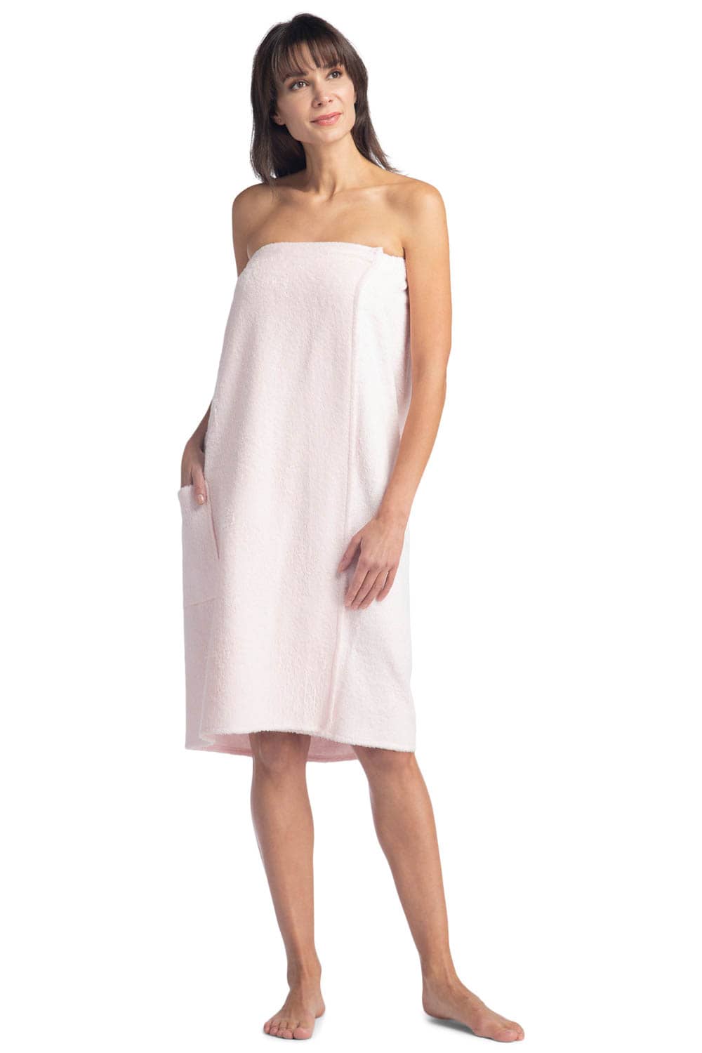 Fishers Finery Women's EcoFabric Resort Style Spa Wrap; Terry Cloth