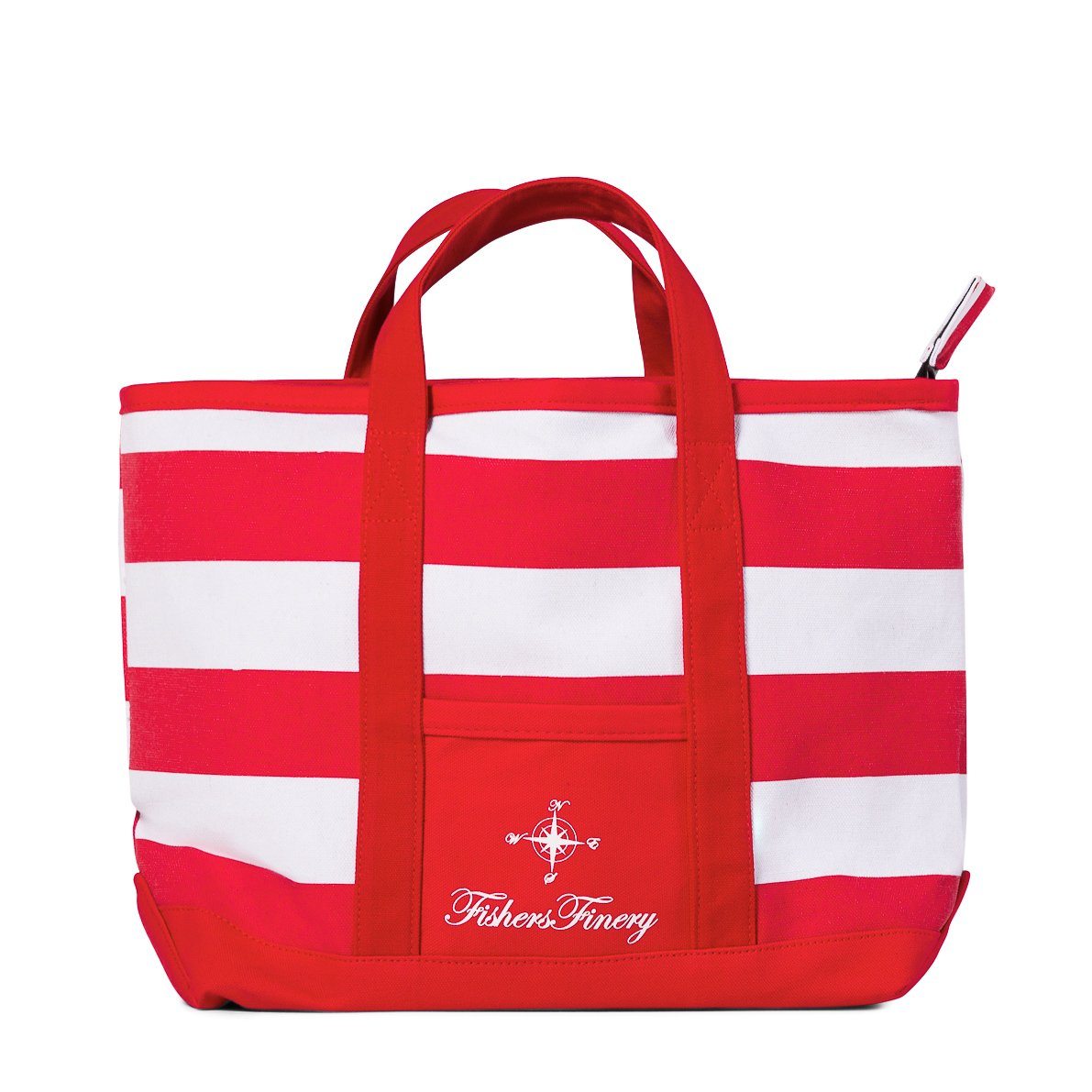 Canvas Travel Tote with Zipper Closure - Multiple Sizes and Colors Home>Luggage Fishers Finery Red Medium 