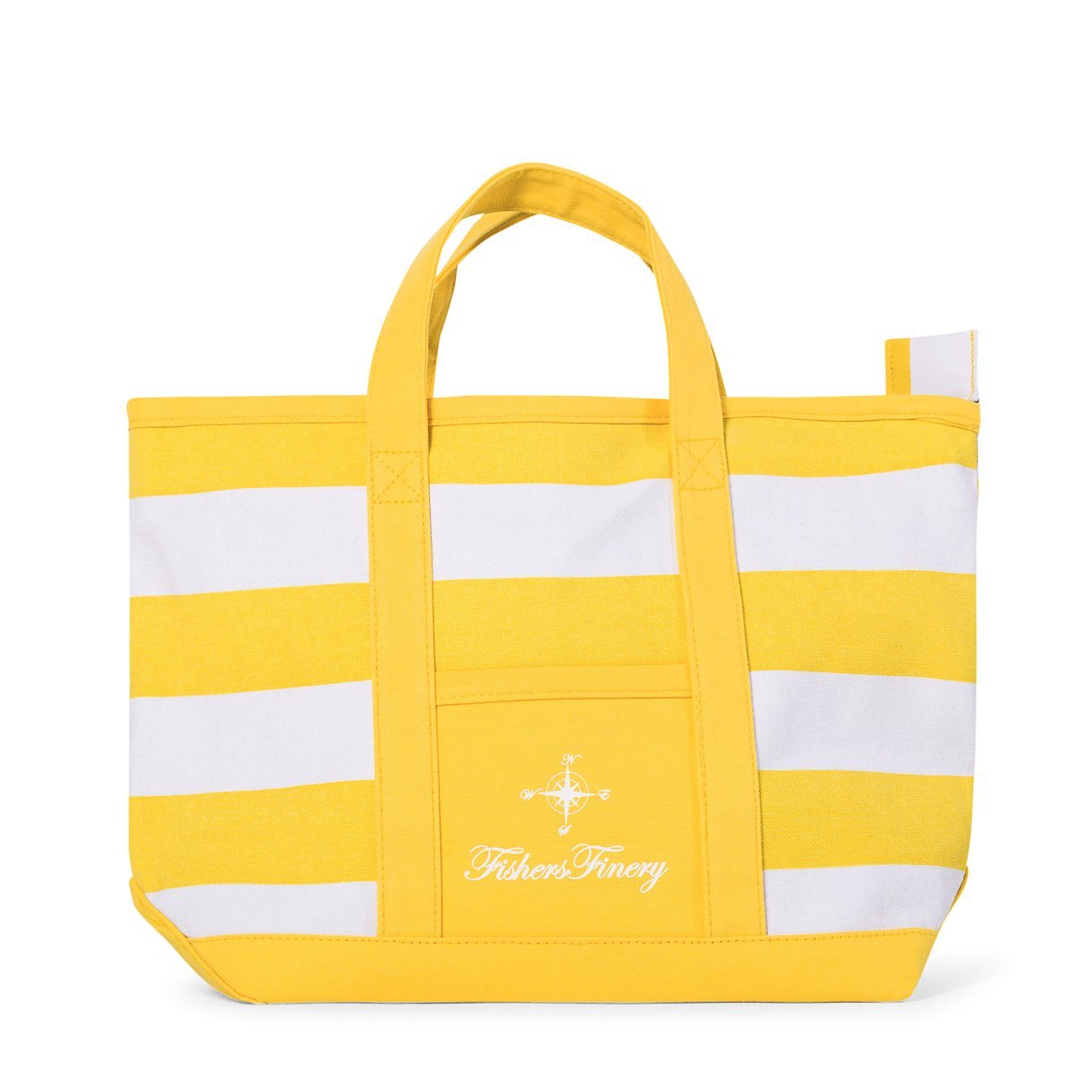 Canvas Travel Tote with Zipper Closure - Multiple Sizes and Colors Home>Luggage Fishers Finery Yellow Medium 