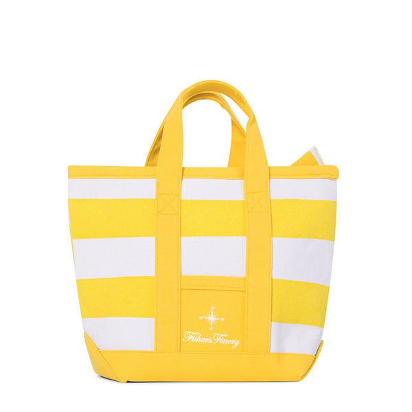 Canvas Travel Tote with Zipper Closure - Multiple Sizes and Colors Home>Luggage Fishers Finery Yellow Small 