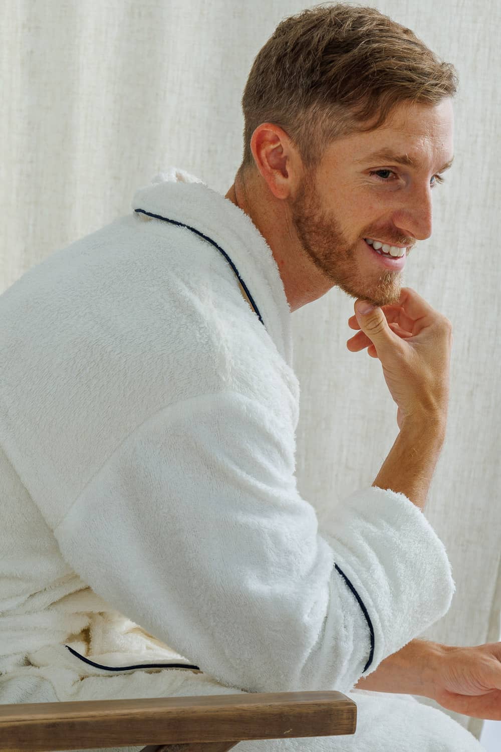 Men's Robes | Mens Terry Cloth Bathrobe | Spa Robe | Fishers Finery