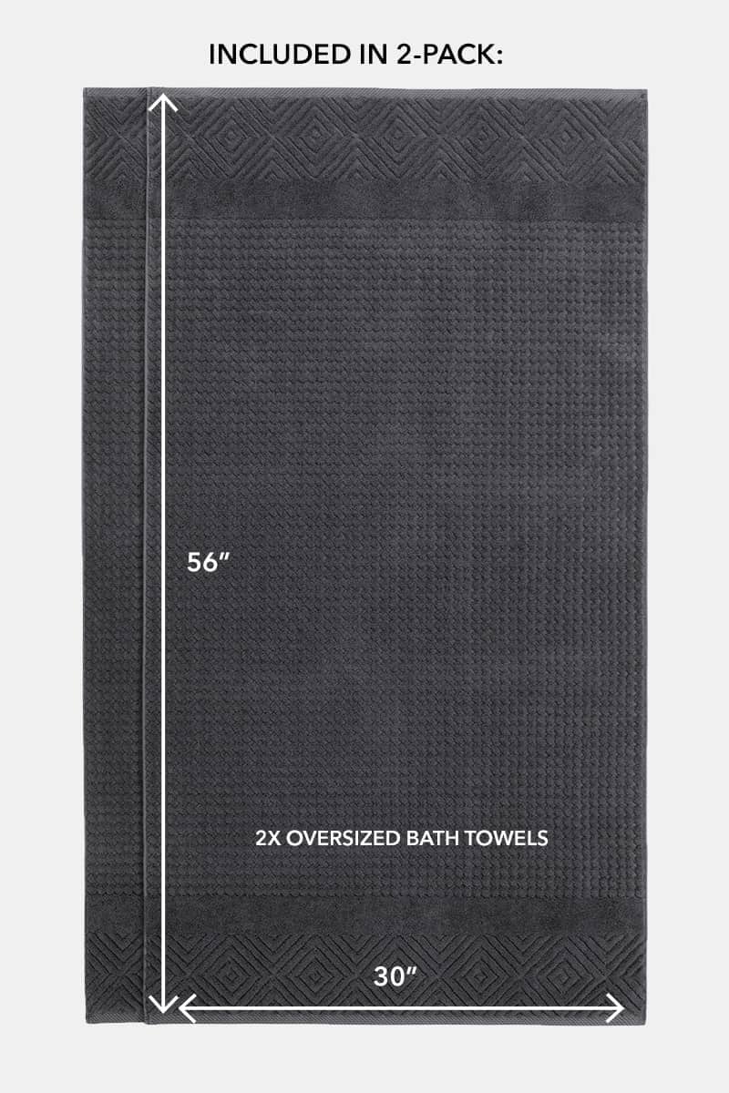 Texere 100% Organic Cotton Cable Knit Jacquard Towel Set Fishers Finery 