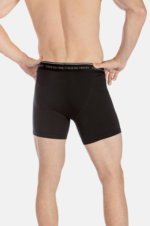 Men's Classic Fit Soft Stretch Boxer Brief - Multi Pack Options Mens>Underwear Fishers Finery 