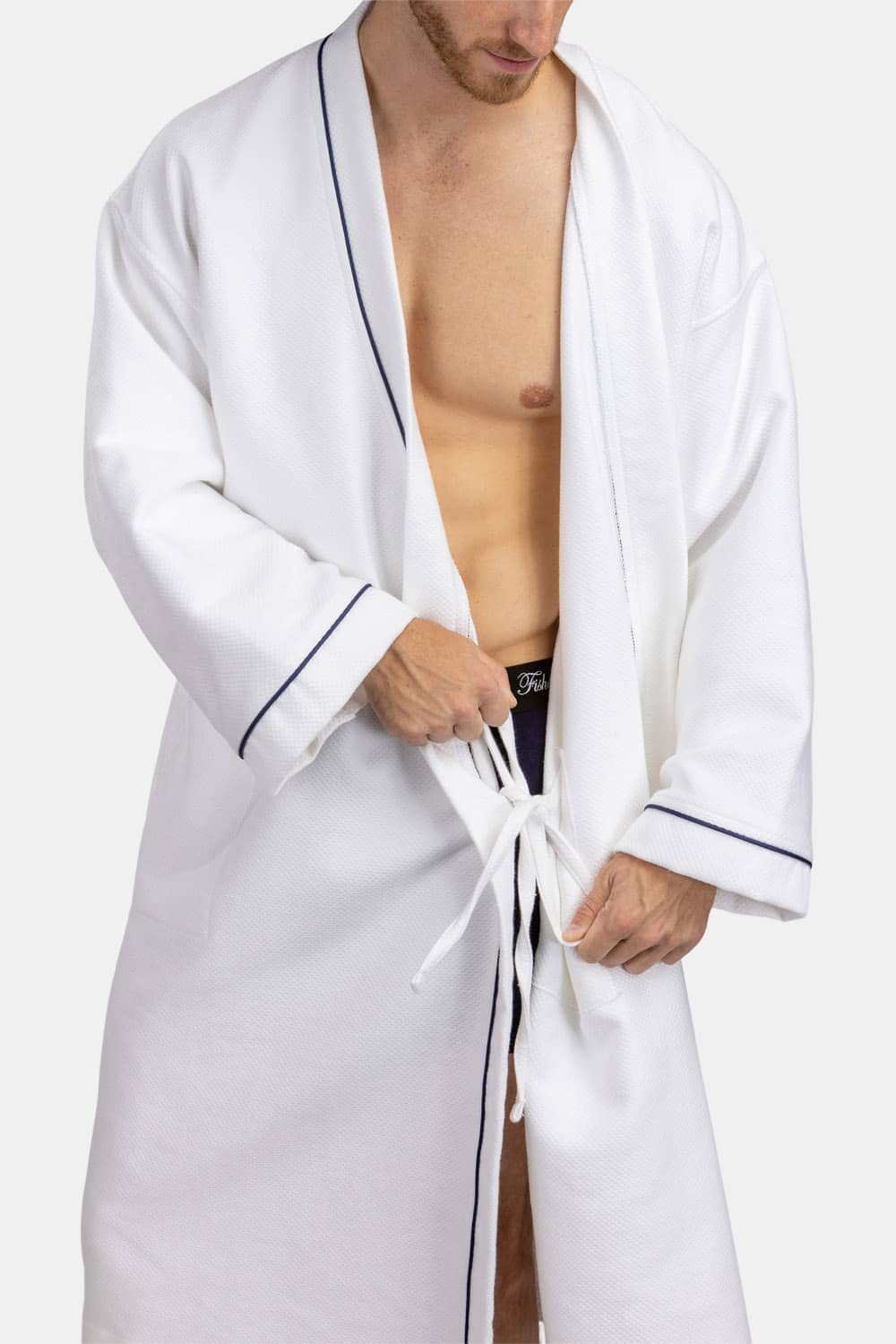 Texere Men's Modal Kimono Bathrobe with Quilted Design Mens>Sleepwear>Robe Fishers Finery 