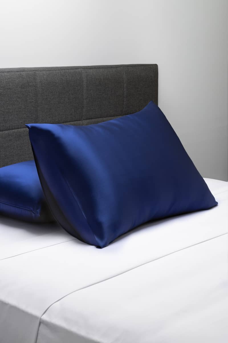 25 Momme 100% Pure Mulberry Silk Pillowcase - Good Housekeeping "All-Star Standout" Home>Bedding>Pillowcase Fishers Finery Navy King Singles