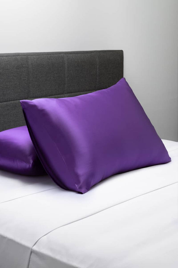 25 Momme 100% Pure Mulberry Silk Pillowcase - Good Housekeeping "All-Star Standout" Home>Bedding>Pillowcase Fishers Finery Deep Lavender King Singles