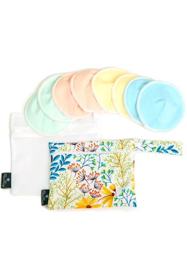 Reusable and Washable Bamboo Viscose/Terry Nursing Pad Set - Contoured Fit Womens>Maternity>Accessories Fishers Finery 