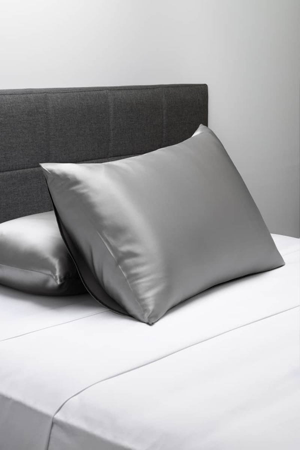 19 Momme 100% Pure Mulberry Silk Pillowcase - Exceptional Value - Good Housekeeping Quality Tested Home>Bedding>Pillowcase Fishers Finery Silver King 