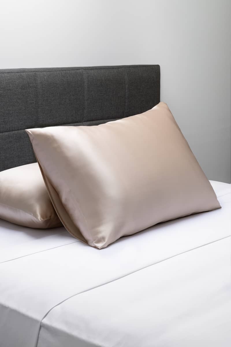 19 Momme 100% Pure Mulberry Silk Pillowcase - Exceptional Value - Good Housekeeping Quality Tested Home&gt;Bedding&gt;Pillowcase Fishers Finery Taupe King 