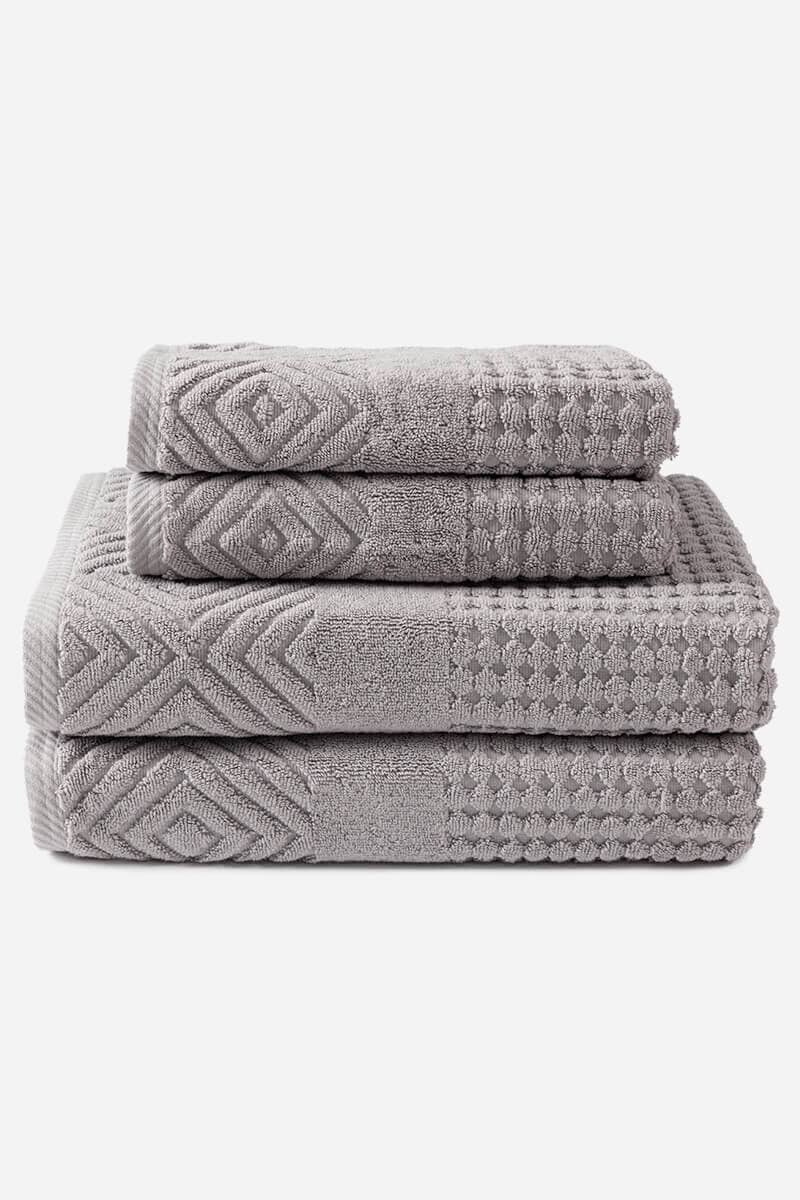 Bath Sheets Bathroom Towel Set- 4 Pack 100% Cotton Extra Large