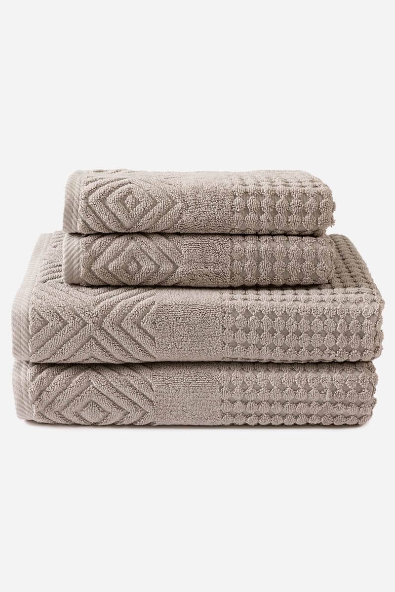 White Classic Luxury Cotton Bath Towels Large | Hotel Bathroom Towel | 27 x  54 | 4 Pack | White