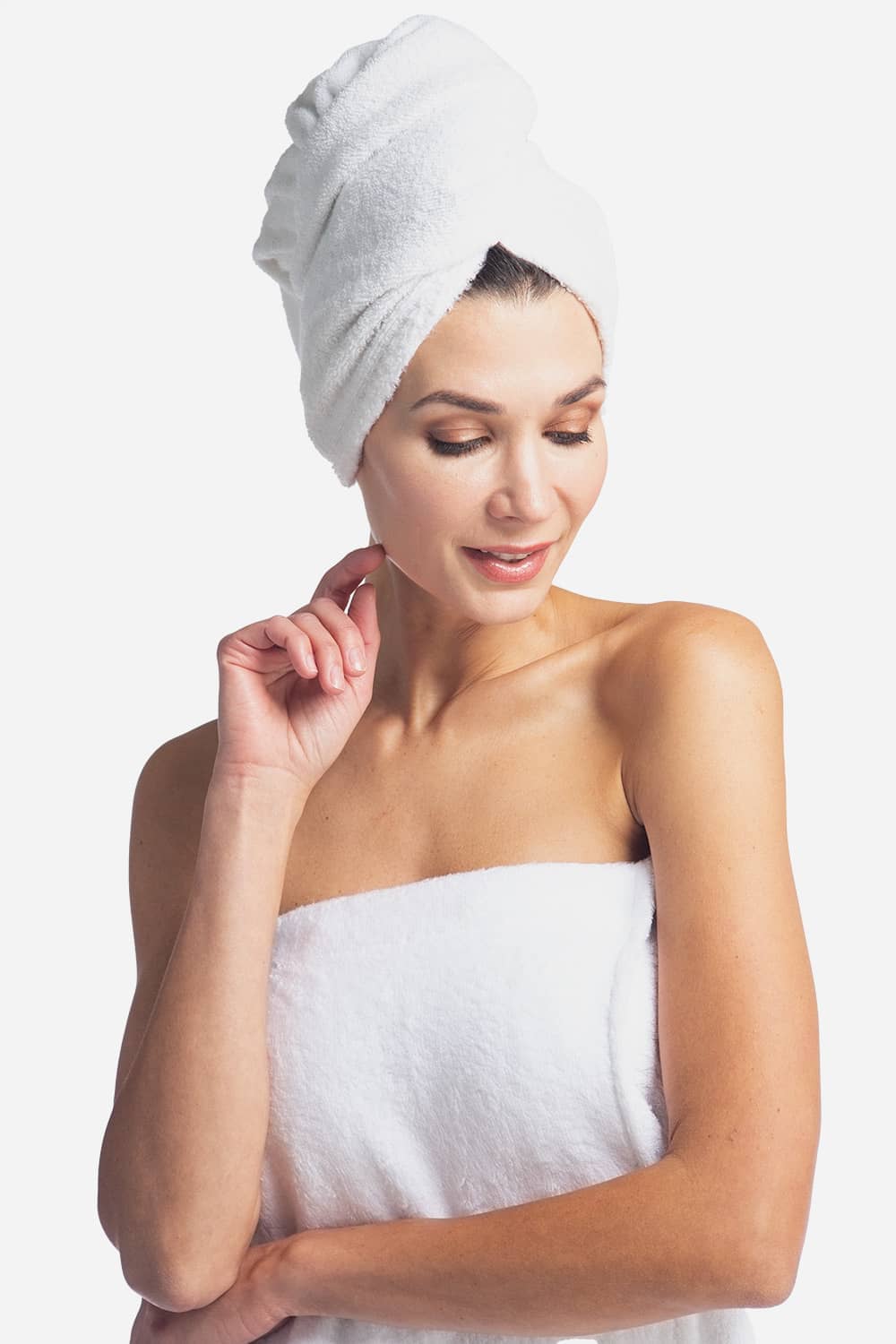 Women's Five Star Spa Package - Terry Cloth Robe, Body Wrap and Hair Towel | Fishers Finery