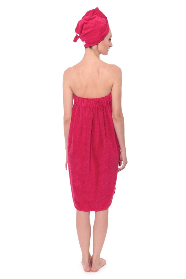 Texere Women's 2pc Terry Cloth Body and Hair Wrap Womens>Spa>Set Fishers Finery 