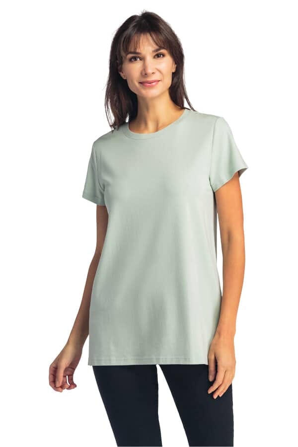 Women's Relaxed EcoFabric™ Crew Neck Tee Womens>Casual>Top Fishers Finery Sea Glass X-Small 