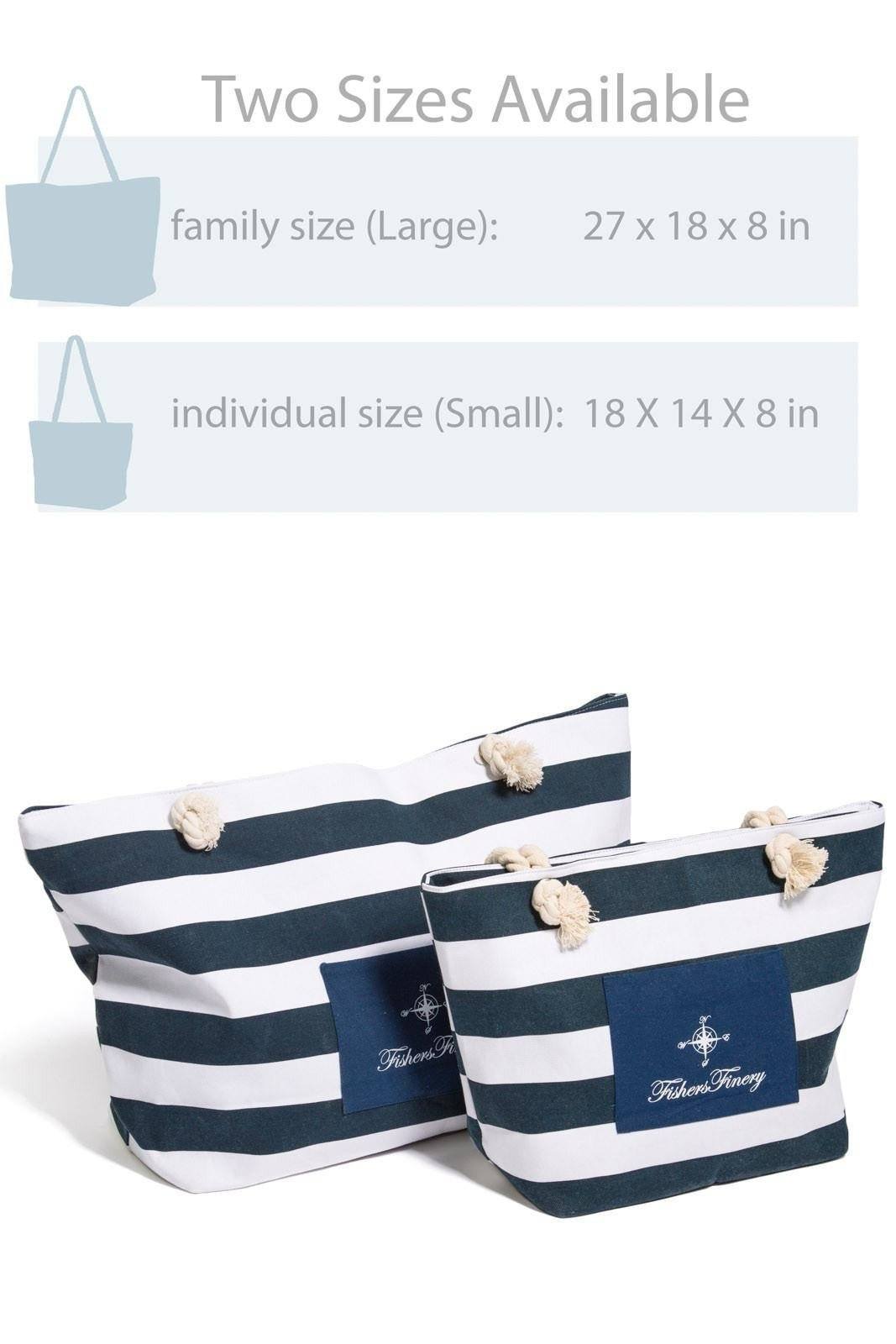 Heavy Canvas Beach Bag - Water Resistant Lining Home>Luggage Fishers Finery 