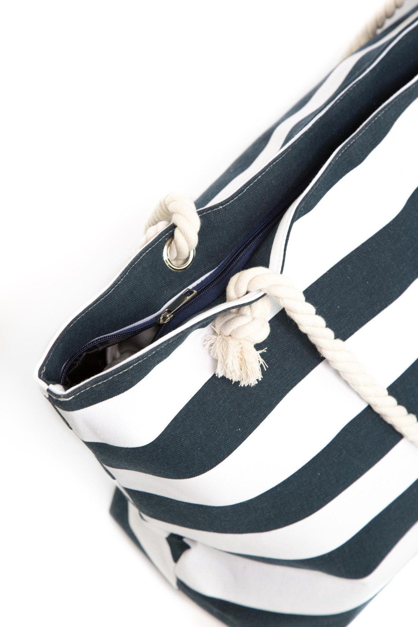 Heavy Canvas Beach Bag - Water Resistant Lining Home>Luggage Fishers Finery 