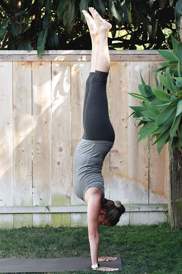 Women's EcoFabric™ 16" Yoga Workout Capri Womens>Casual>Leggings Fishers Finery Heather Gray X-Small 
