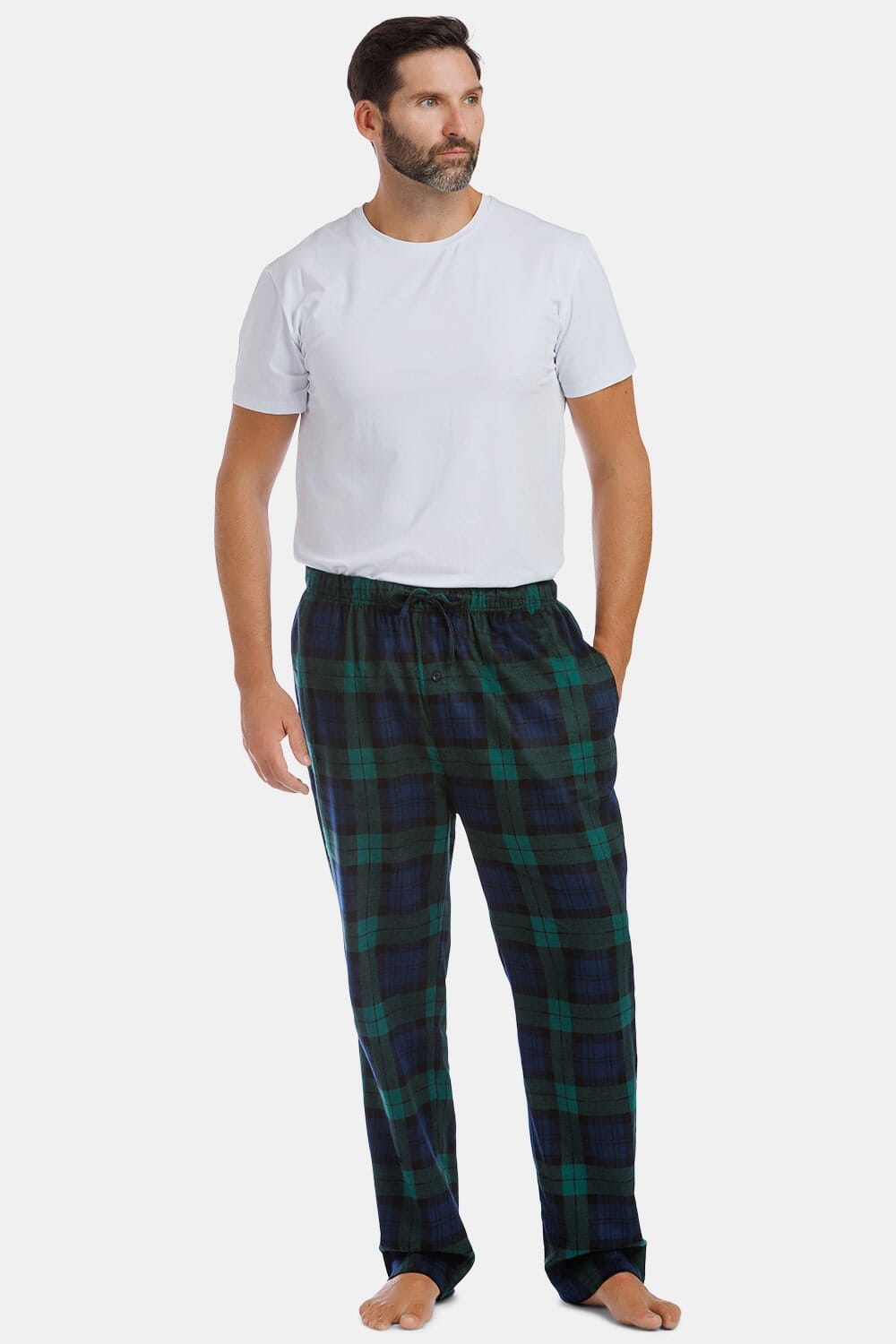 Men's EcoFlannel™ Plaid Pajama Pants Mens>Sleep and Lounge>Pants Fishers Finery 