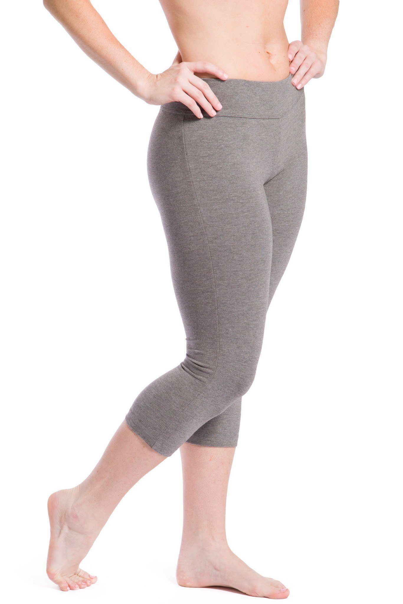 Yoga Pant High Waist Fitted Capri Length Legging – The Yoga Line